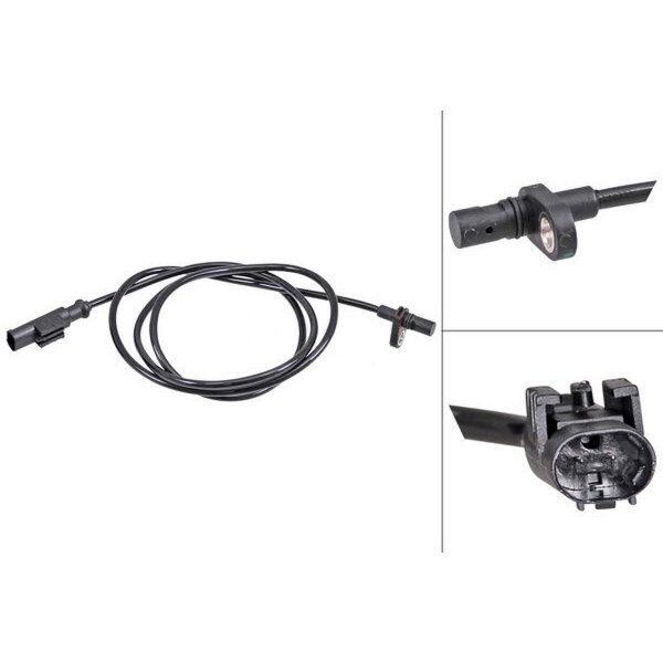 Wheel speed sensor active sensor 1,250 mm cable A.B.S. for IVECO DAILY