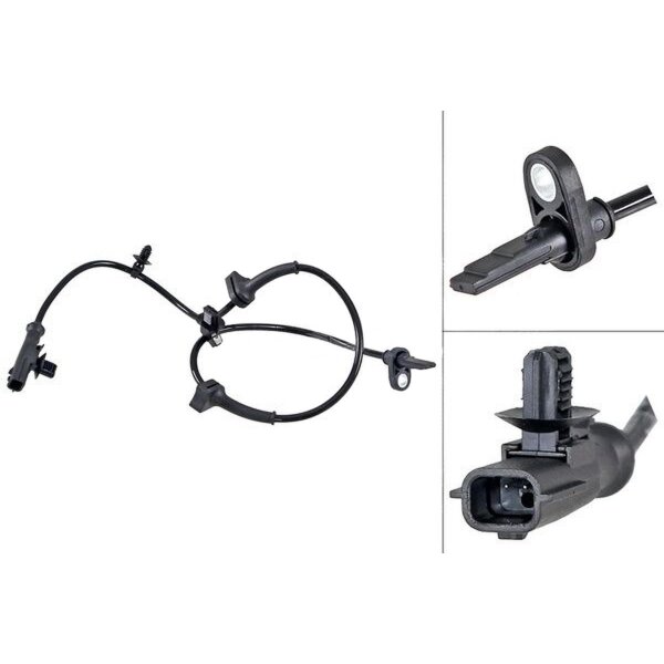 Wheel speed sensor active sensor 670 mm cable A.B.S. for FORD B-MAX and others