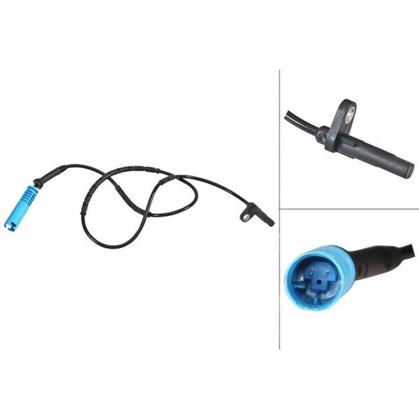 Sensor Raddrehzahl aktiver Sensor 870 mm Kabel A.B.S. für BMW X1