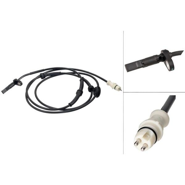 Wheel speed sensor active sensor 1.665 mm cable A.B.S. for FIAT PUNTO and others