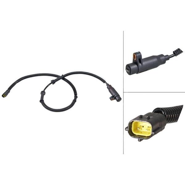 Sensor Raddrehzahl passiver Sensor 830 mm Kabel A.B.S. für u.a. KIA SHUMA