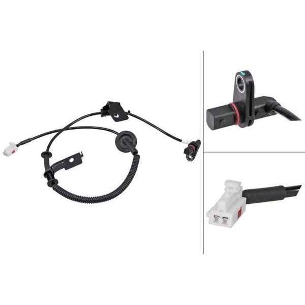 Wheel speed sensor active sensor 790 mm cable A.B.S. for KIA PICANTO