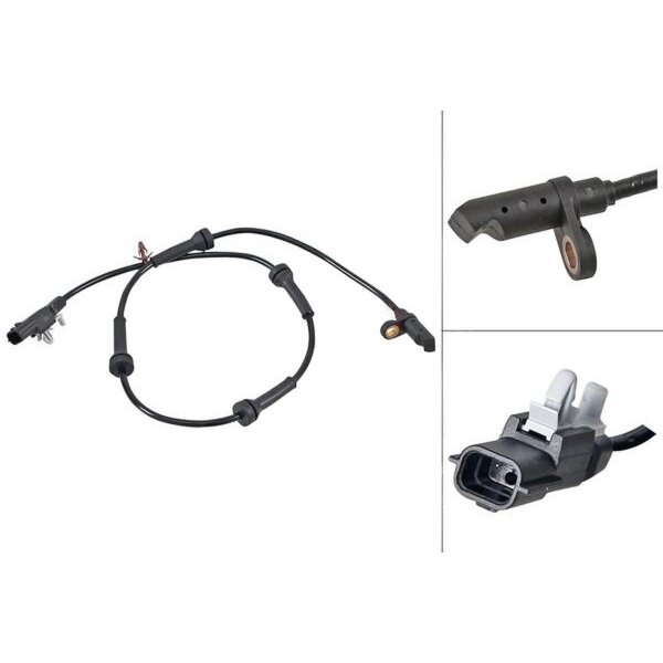 Sensor Raddrehzahl aktiver Sensor 800 mm Kabel A.B.S. für u.a. NISSAN QASHQAI