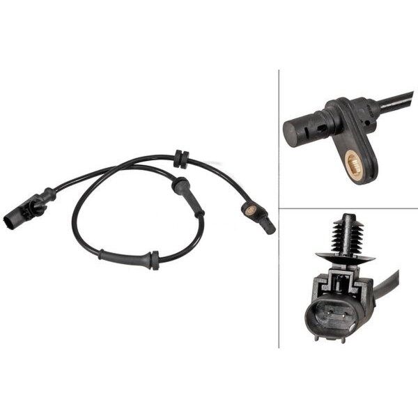 Wheel speed sensor active sensor 570 mm cable A.B.S. for e.g. NISSAN TIIDA