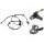 Wheel speed sensor active sensor 1.295 mm cable A.B.S. for e.g. HYUNDAI SANTA