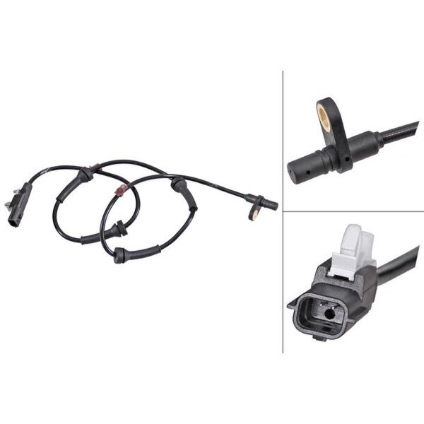 Sensor Raddrehzahl aktiver Sensor 870 mm Kabel A.B.S. für NISSAN QASHQAI