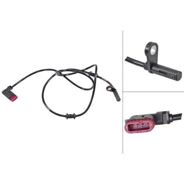 Wheel speed sensor active sensor 1.045 mm cable A.B.S. for MERCEDES-BENZ SLK
