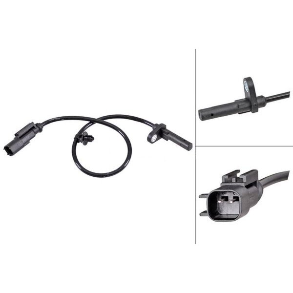 Wheel speed sensor active sensor 350 mm cable A.B.S. for FORD TRANSIT and others