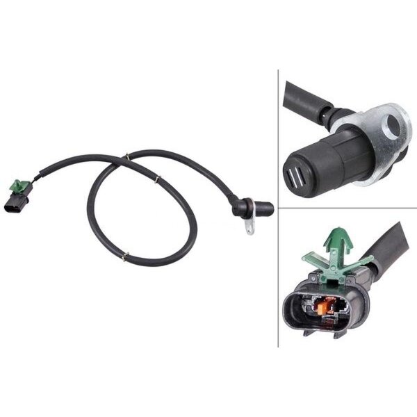 Sensor wheel speed passive 680 mm cable A.B.S. for e.g. MITSUBISHI PAJERO