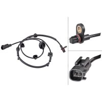 Sensor wheel speed active sensor 1.030 mm cable A.B.S....