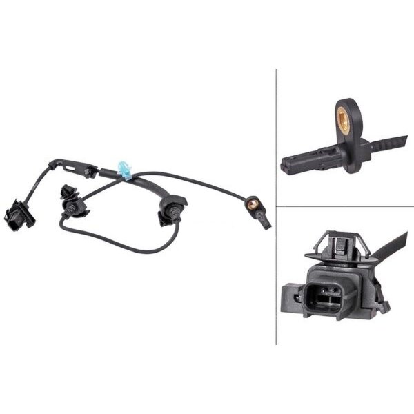 Wheel speed sensor active sensor 680 mm cable A.B.S. for HONDA CIVIC
