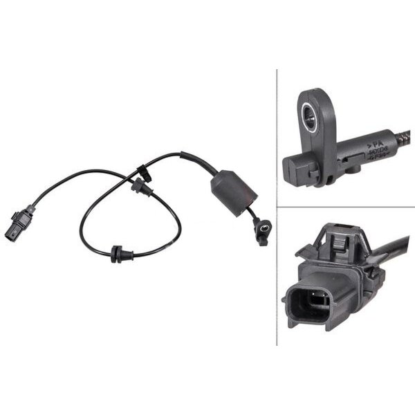 Wheel speed sensor active sensor 600 mm cable A.B.S. for HONDA JAZZ