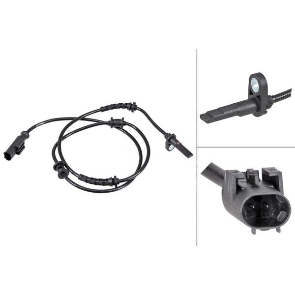 Sensor Raddrehzahl aktiver Sensor 1.000 mm Kabel A.B.S. für u.a. FIAT DUCATO