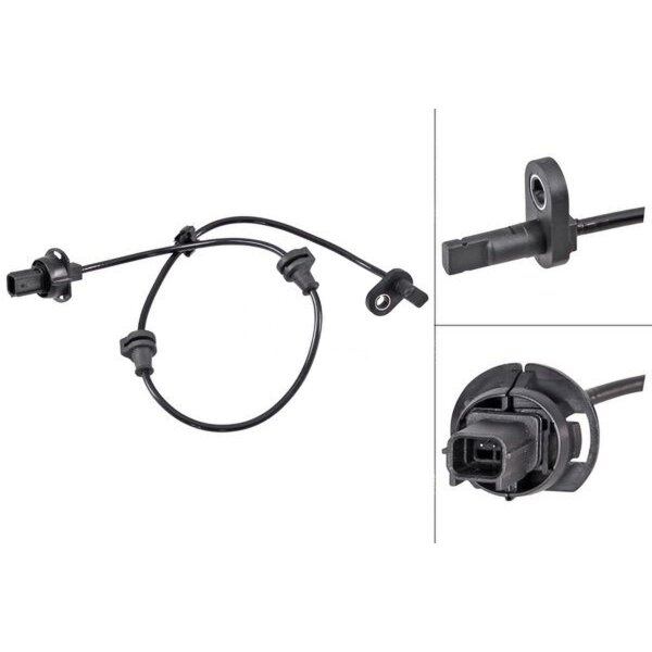 Wheel speed sensor active sensor 570 mm cable A.B.S. for HONDA JAZZ
