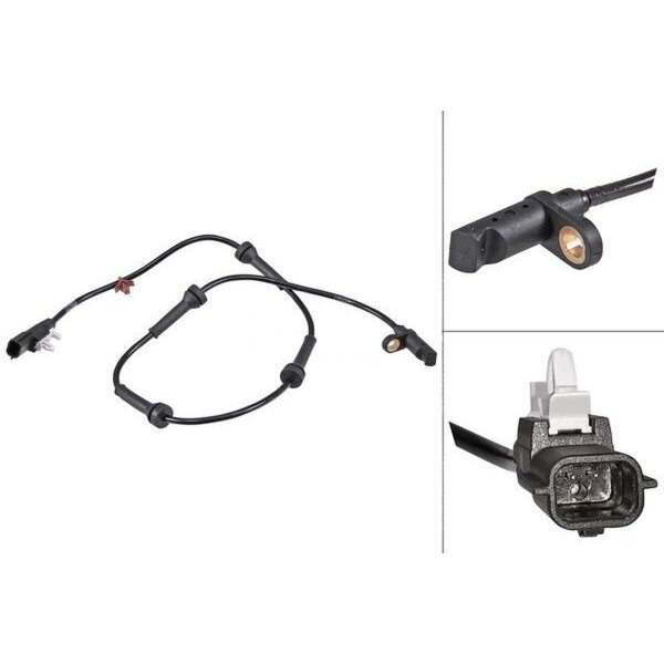 Sensor Raddrehzahl hinten A.B.S. für NISSAN QASHQAI II SUV