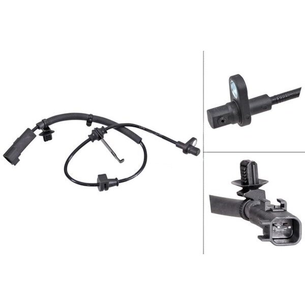 Sensor Raddrehzahl aktiver Sensor 480 mm Kabel A.B.S. für u.a. FORD MONDEO