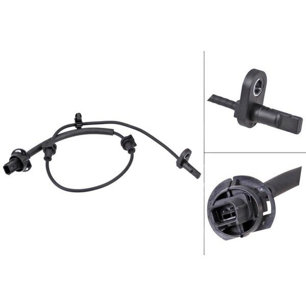 Wheel speed sensor active sensor 630 mm cable A.B.S. for HONDA HR-V