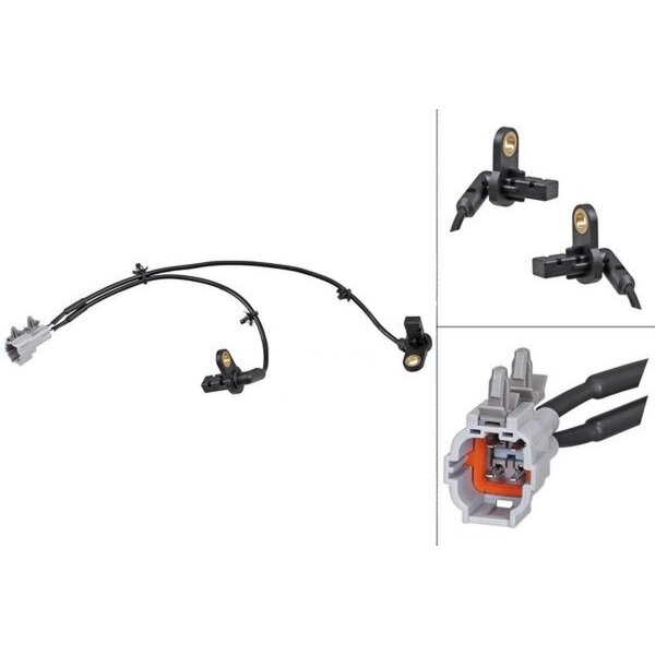 Wheel speed sensor active sensor 395 mm cable A.B.S. for e.g. NISSAN PATHFINDER