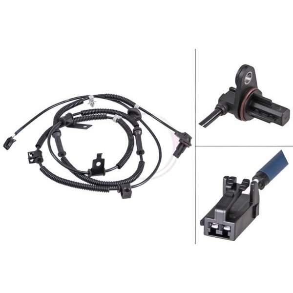 Wheel speed sensor active sensor 1.980 mm cable A.B.S. for KIA SORENTO