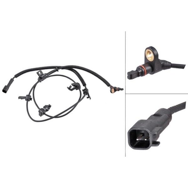 Sensor Raddrehzahl aktiver Sensor 1.295 mm Kabel A.B.S. für JEEP CHEROKEE
