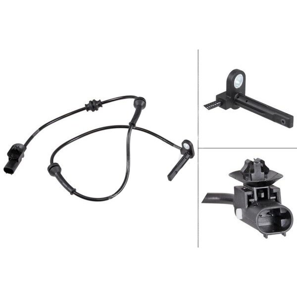 Sensor Raddrehzahl aktiver Sensor 695 mm Kabel A.B.S. für u.a. JEEP CHEROKEE