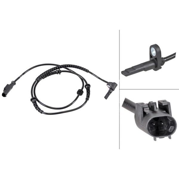 Sensor Raddrehzahl aktiver Sensor 830 mm Kabel A.B.S. für u.a. FIAT 500X