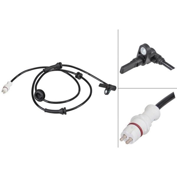 Wheel speed sensor active sensor 1.155 mm cable A.B.S. for e.g. FIAT PALIO
