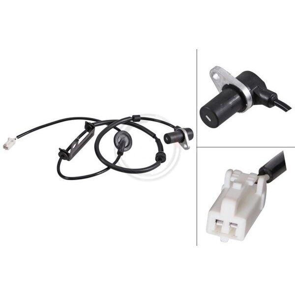 Wheel speed sensor passive sensor 1.025 mm cable A.B.S. for e.g. HYUNDAI SANTA