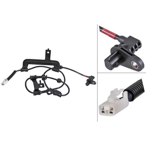 Wheel speed sensor active sensor 1.075 mm cable A.B.S. for e.g. HYUNDAI ix20