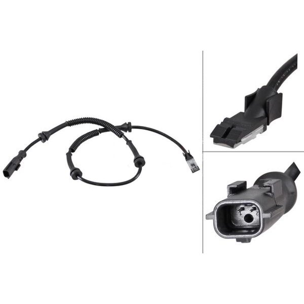Sensor wheel speed active sensor 635 mm cable A.B.S. for e.g. RENAULT TRAFIC