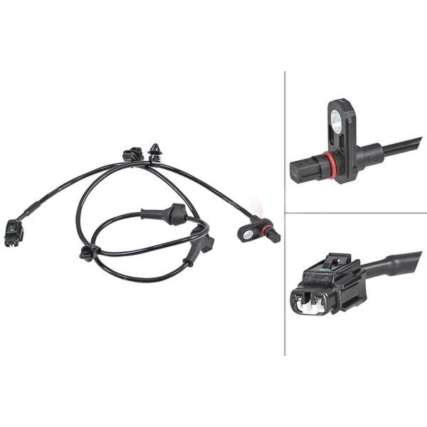 Wheel speed sensor active sensor 880 mm cable A.B.S. for SUZUKI VITARA