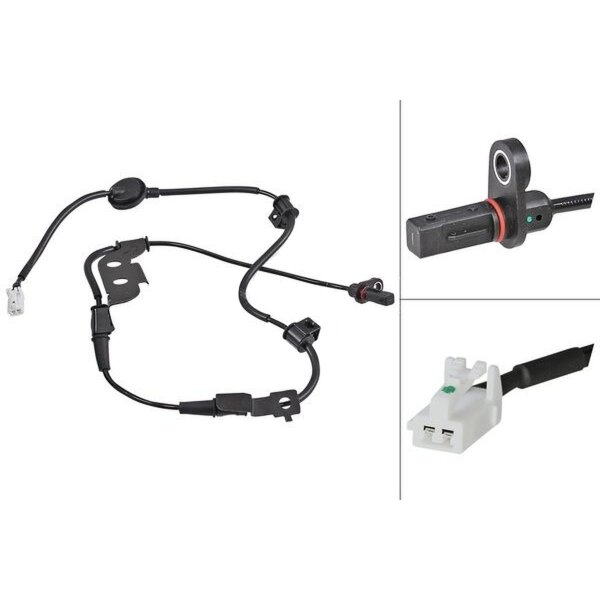 Sensor Raddrehzahl aktiver Sensor 1.080 mm Kabel A.B.S. für u.a. KIA CEED