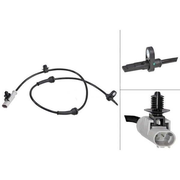 Sensor Raddrehzahl aktiver Sensor 795 mm Kabel A.B.S. für u.a. CITROËN C1