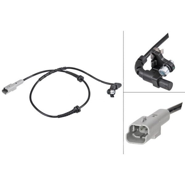 Sensor Raddrehzahl hinten A.B.S. für PEUGEOT 3008 I...