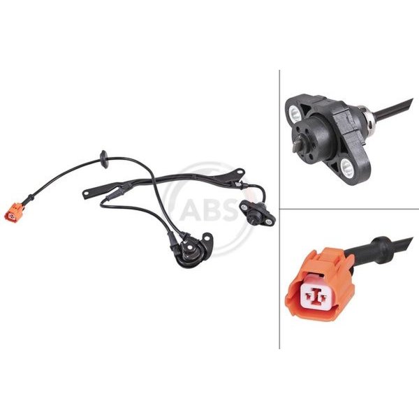 Sensor wheel speed front right ABS for HONDA CR-V I