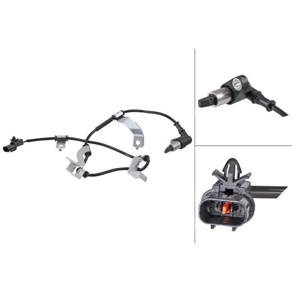 Wheel speed sensor passive sensor 890 mm cable A.B.S. for MITSUBISHI L200