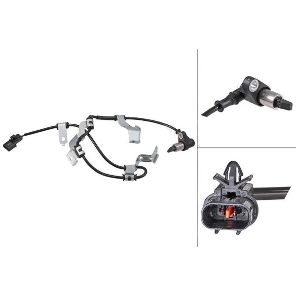 Sensor Raddrehzahl passiver Sensor 890 mm Kabel A.B.S. für MITSUBISHI L200
