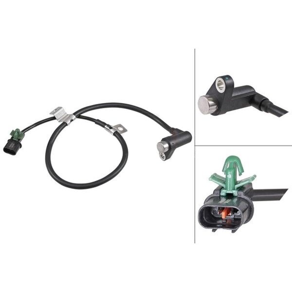 Wheel speed sensor passive sensor 690 mm cable A.B.S. for MITSUBISHI L200