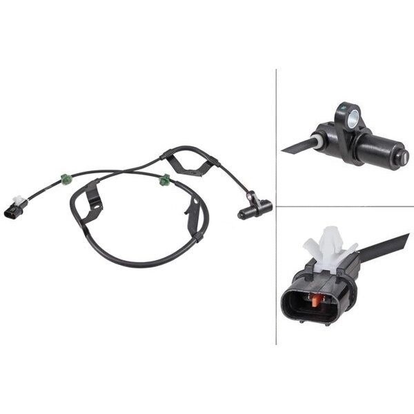 Sensor wheel speed passive 1.130 mm cable A.B.S. for e.g. MITSUBISHI L200