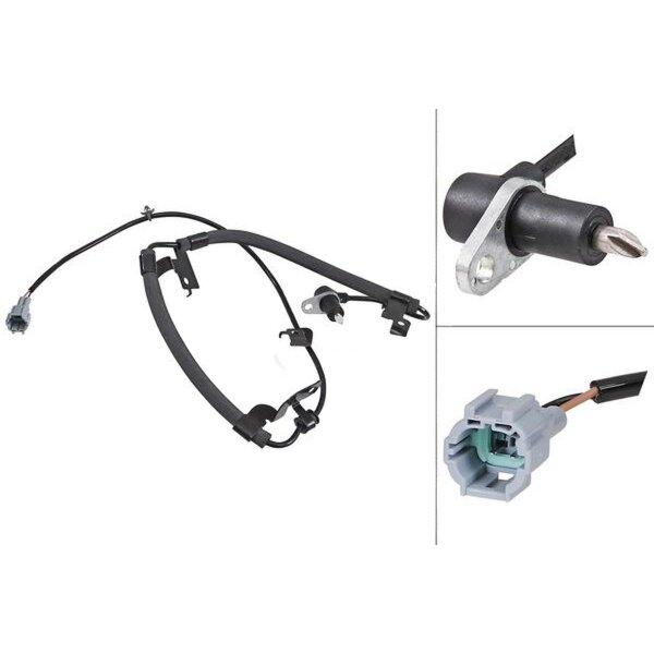 Wheel speed sensor passive sensor 1.305 mm cable A.B.S. for e.g. NISSAN PICK