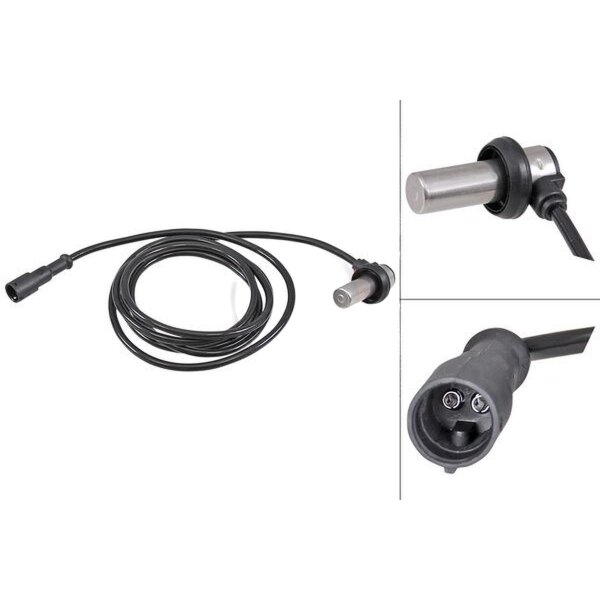 Sensor Raddrehzahl passiv 1.950 mm Kabel A.B.S. für LAND ROVER RANGE ROVER II