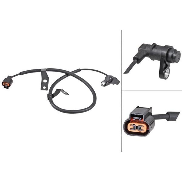 Sensor wheel speed active sensor 760 mm cable A.B.S. for e.g. MITSUBISHI L200