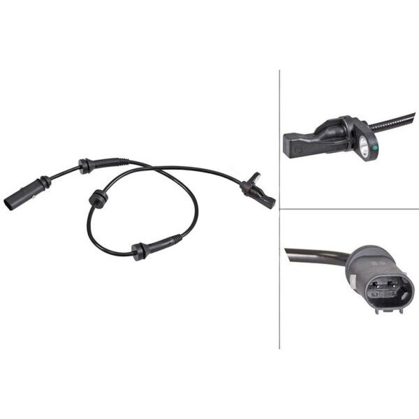Sensor Raddrehzahl aktiver Sensor 550 mm Kabel A.B.S. für u.a. BMW 3er
