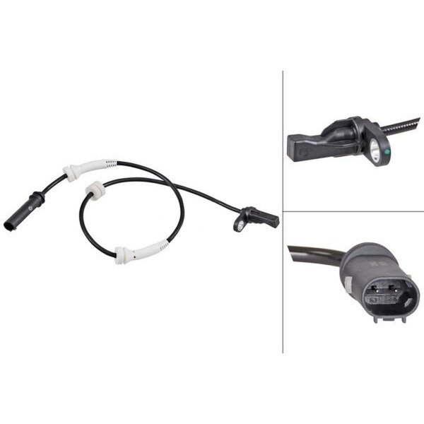 Wheel speed sensor active sensor 545 mm cable A.B.S. for BMW 3 Series and others