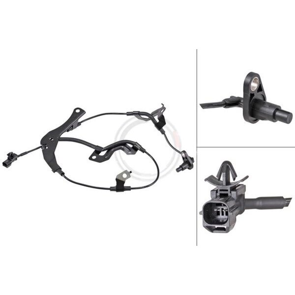 Sensor wheel speed active sensor 1.125 mm cable A.B.S. for e.g. MITSUBISHI L200