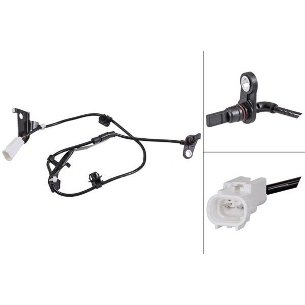 Wheel speed sensor active sensor 680 mm cable A.B.S. for e.g. TOYOTA HILUX
