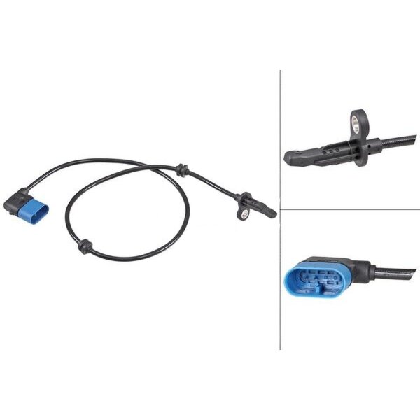 Sensor Raddrehzahl aktiver Sensor 610 mm Kabel A.B.S. für u.a. MB S-KLASSE