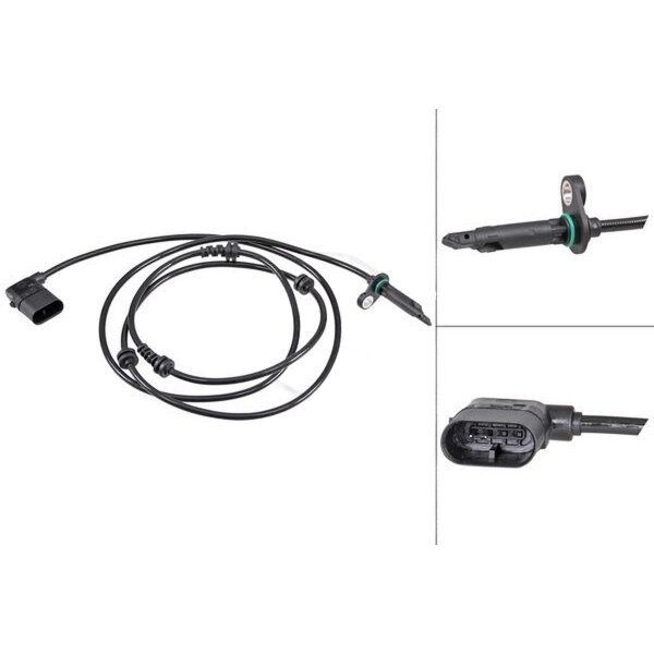 Wheel speed sensor active sensor 1,570 mm cable A.B.S. for MB GLC and others