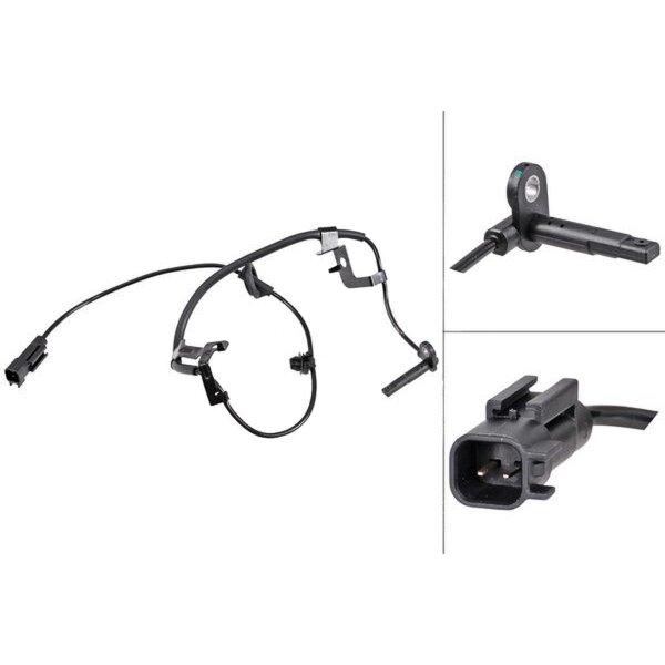 Sensor Raddrehzahl aktiver Sensor 970 mm Kabel A.B.S. für u.a. CITROËN C-CROSSER