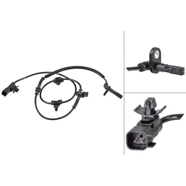 Wheel speed sensor active sensor A.B.S. suitable for e.g. OPEL ASTRA